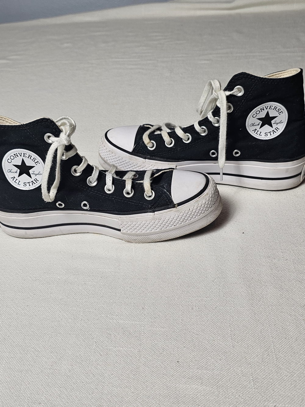 Converse Chuck Taylor All Star Lift Platform High Top Sneakers Women 6.5 Black